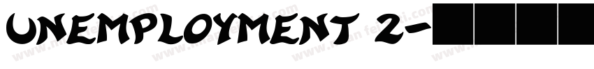 Unemployment 2字体转换